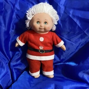 Cabbage Patch Christmas Santa Mrs Mrs Claus Min Ou Miniature Doll Rolling Eyes